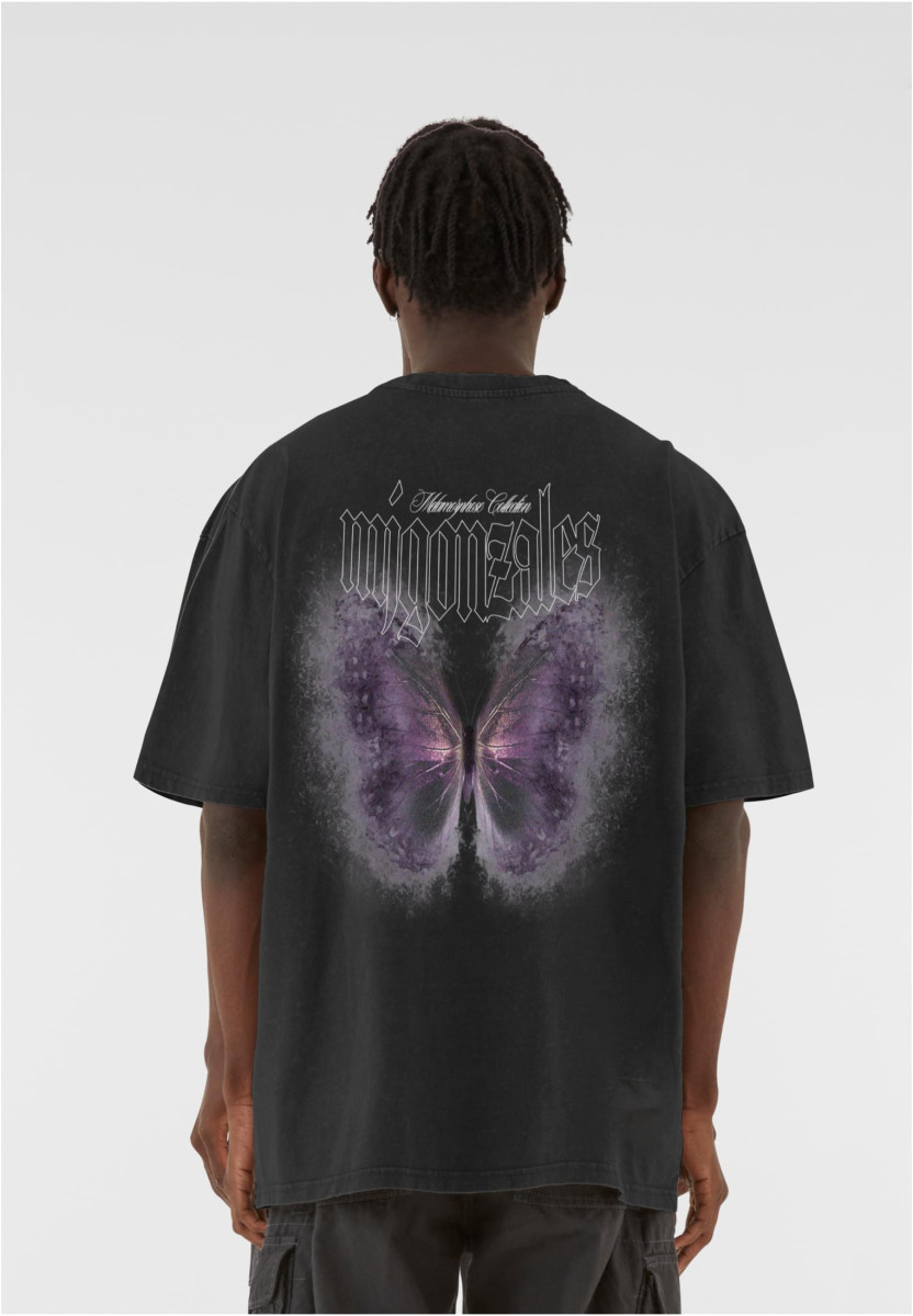MJG Heavy Oversized Acid Washed Tee -  FROSTED WINGS