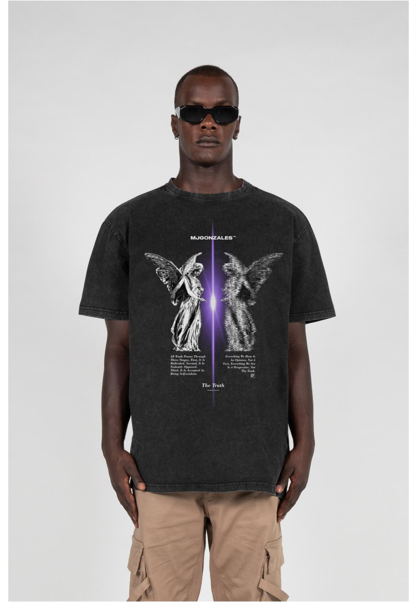 THE TRUTH V.1 Acid Washed Heavy Oversize Tee