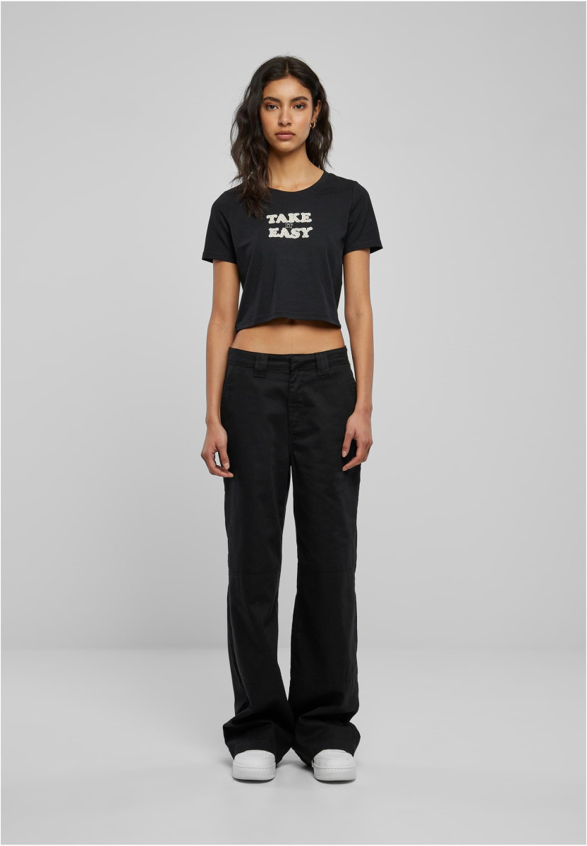 Take It Daisy Cropped Tee