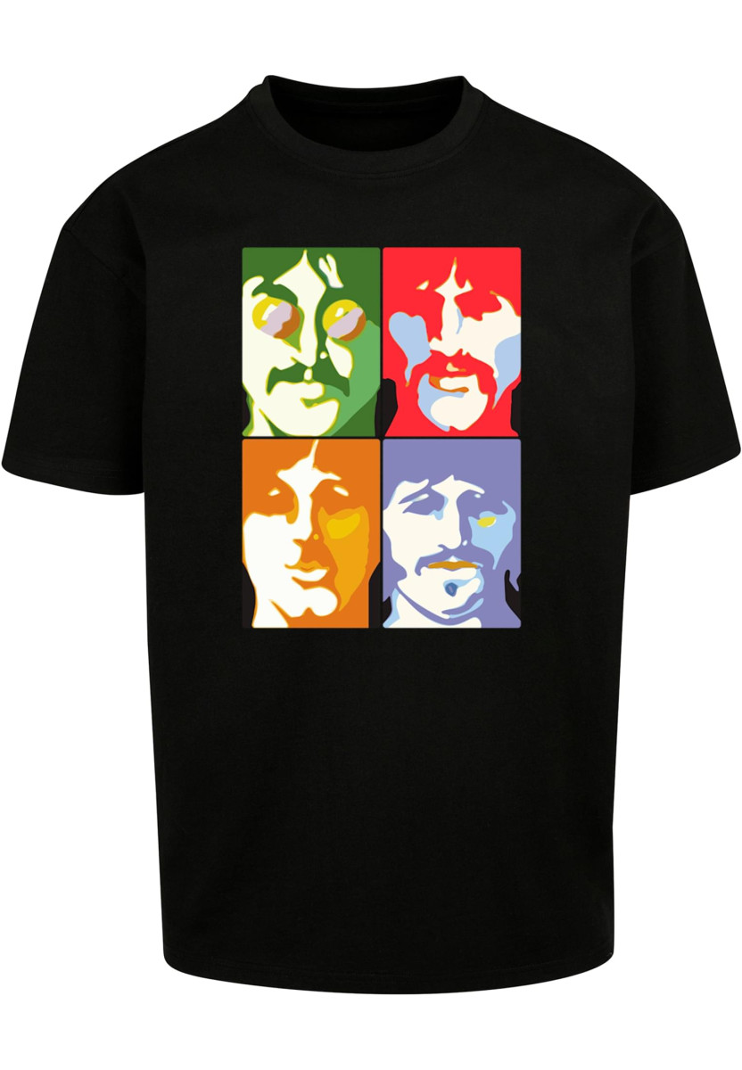 Beatles -  Color Heads Heavy Oversize Tee