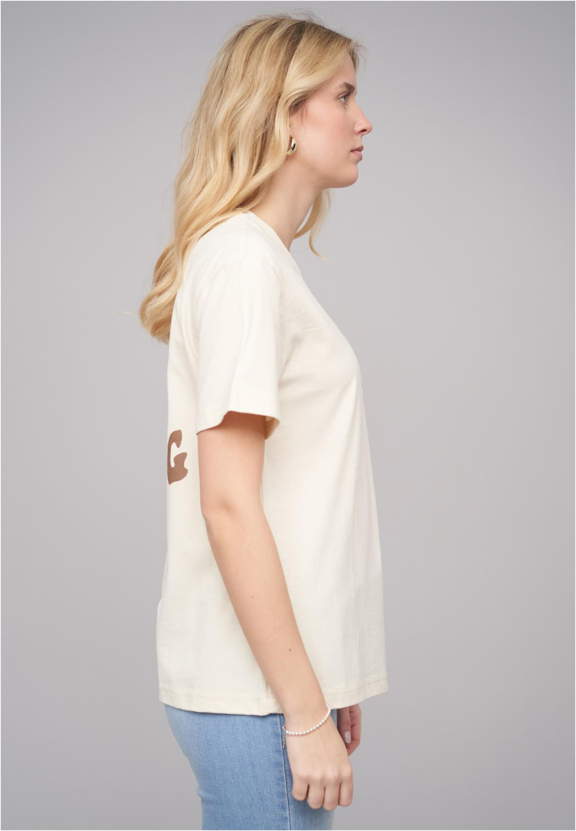 Ladies 77 Good Things Sand Tee
