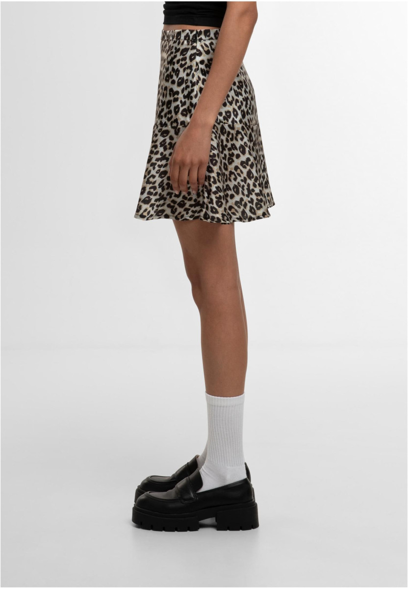 Ladies Leo Volants Mini Skirt
