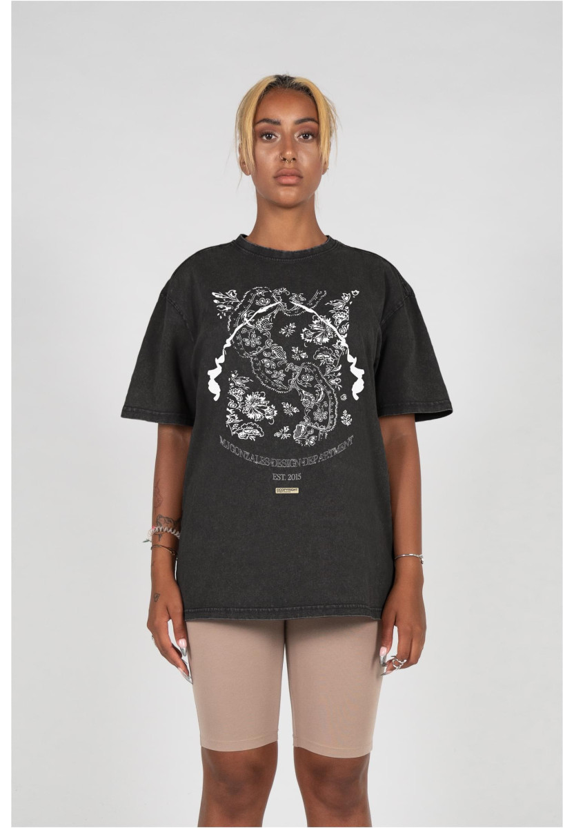 Ladies Paisley x Acid Washed Heavy Oversize Tee