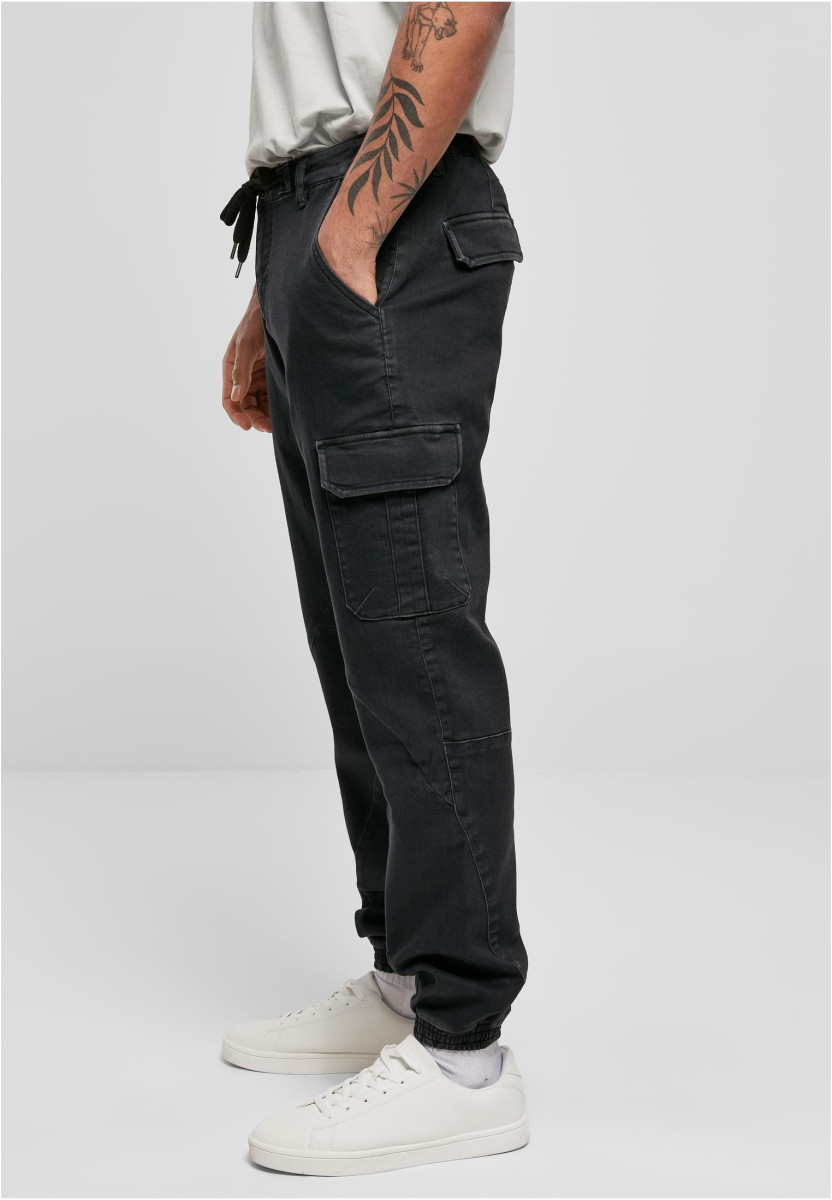 Knitted Cargo Jogging Pants