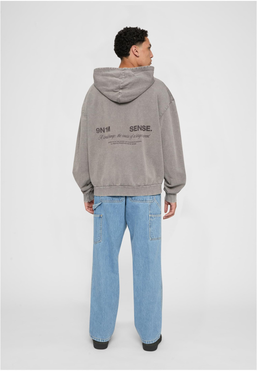 SENSE CHANGE Acid Washed Hoodie