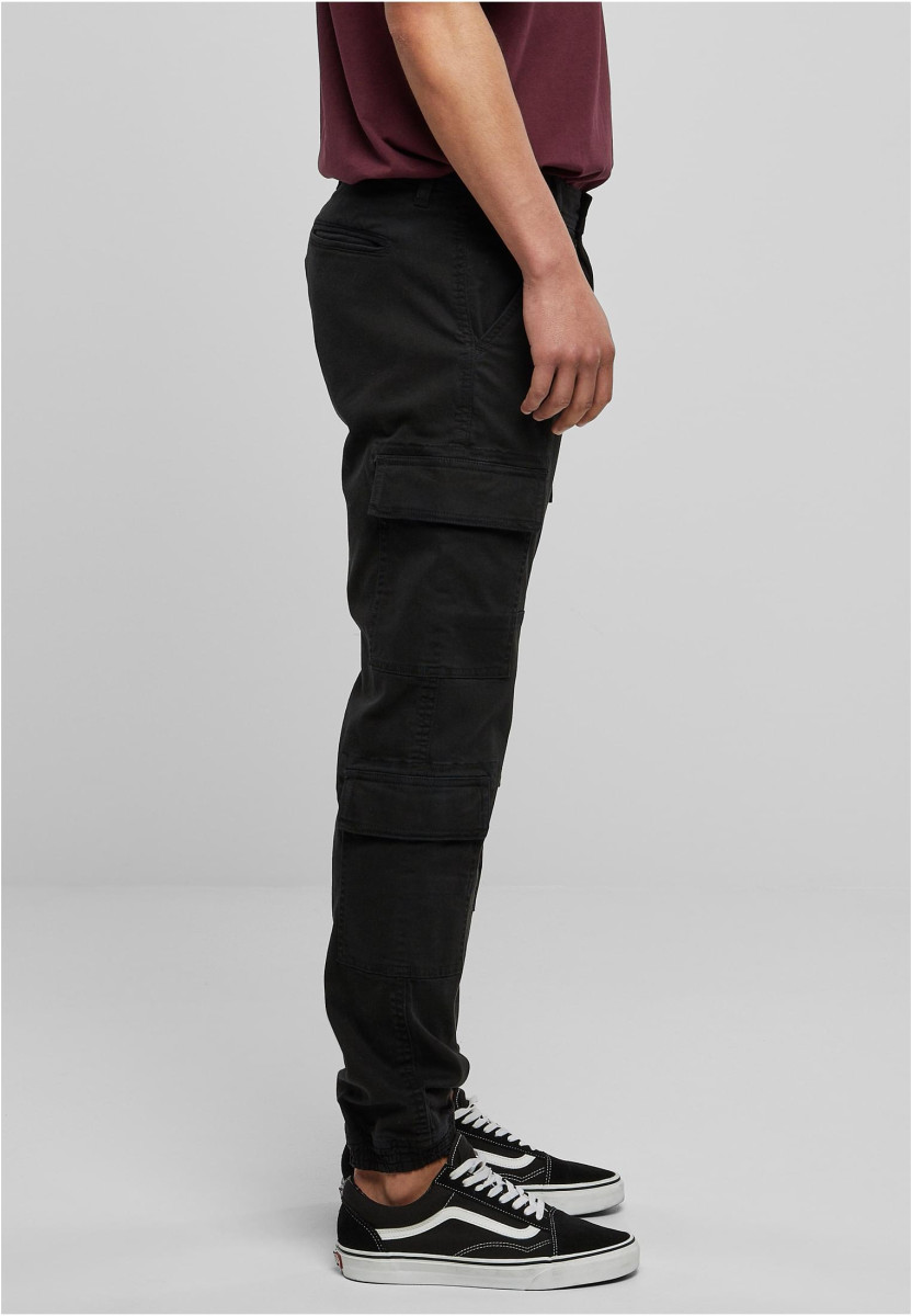 Double Cargo Twill Jogging Pants