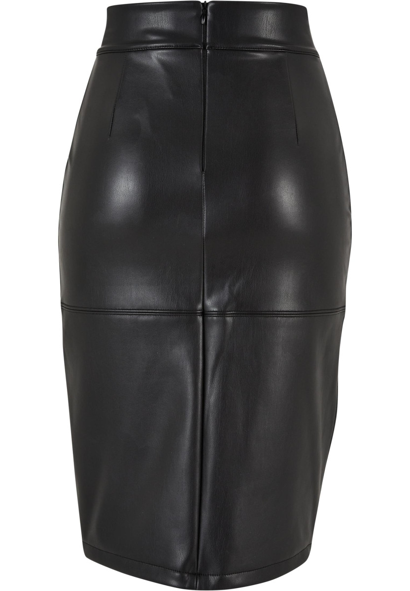 Ladies Synthetic Leather Pencil Skirt