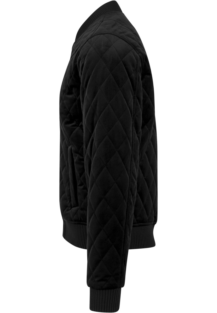 Diamond Quilt Velvet Jacket
