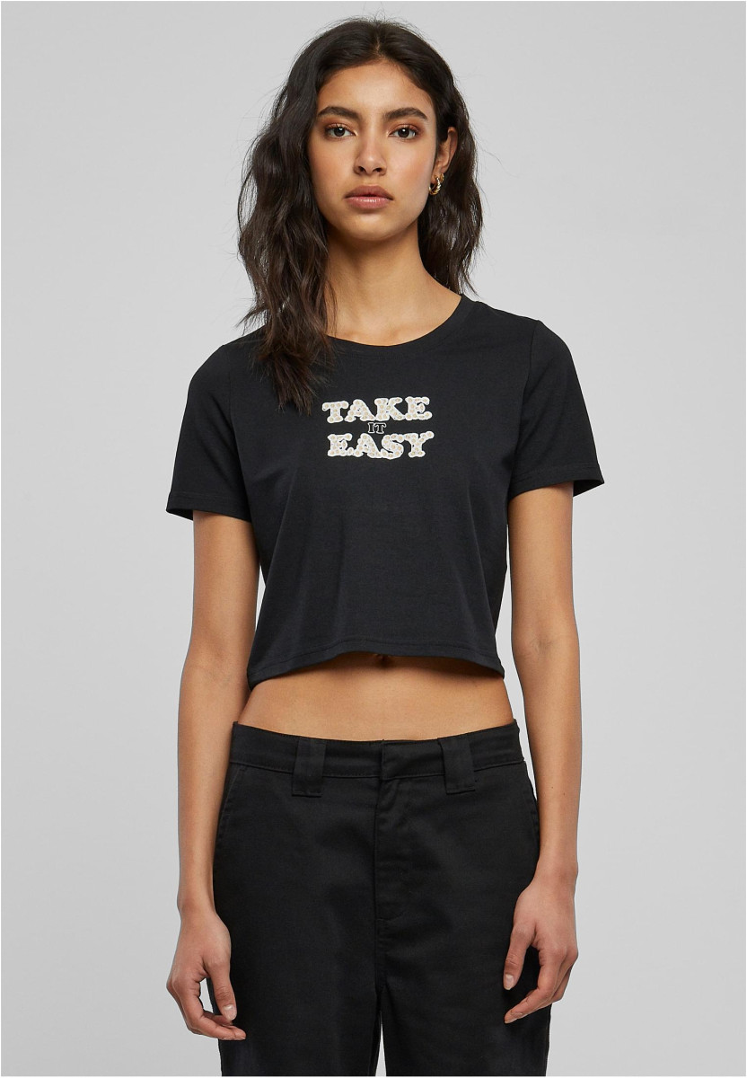 Take It Daisy Cropped Tee