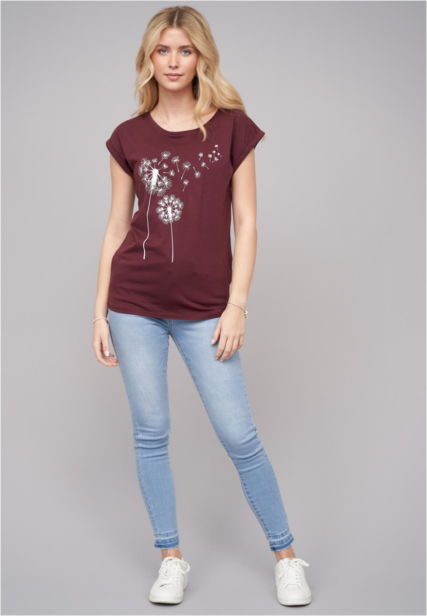 Ladies 77 Pusteblume Cherry Tee