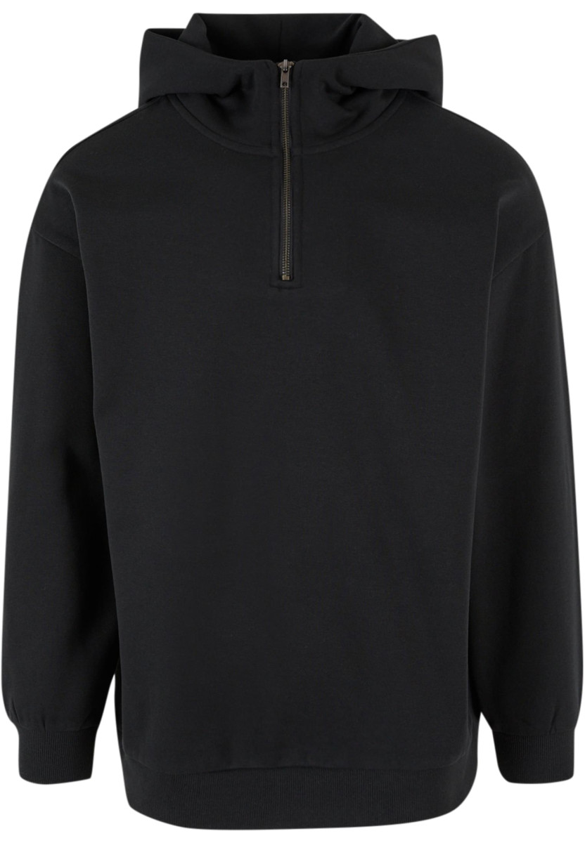 Zipped High Neck Hoody