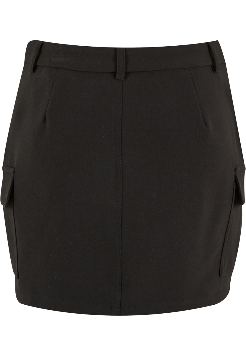 Ladies Short Patched Pocket Skirt