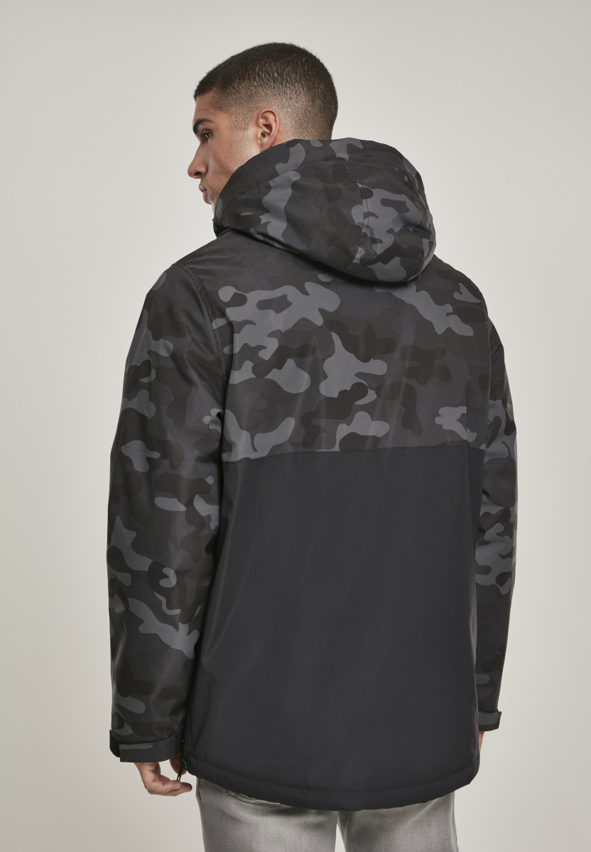 Camo Mix Pull Over Jacket