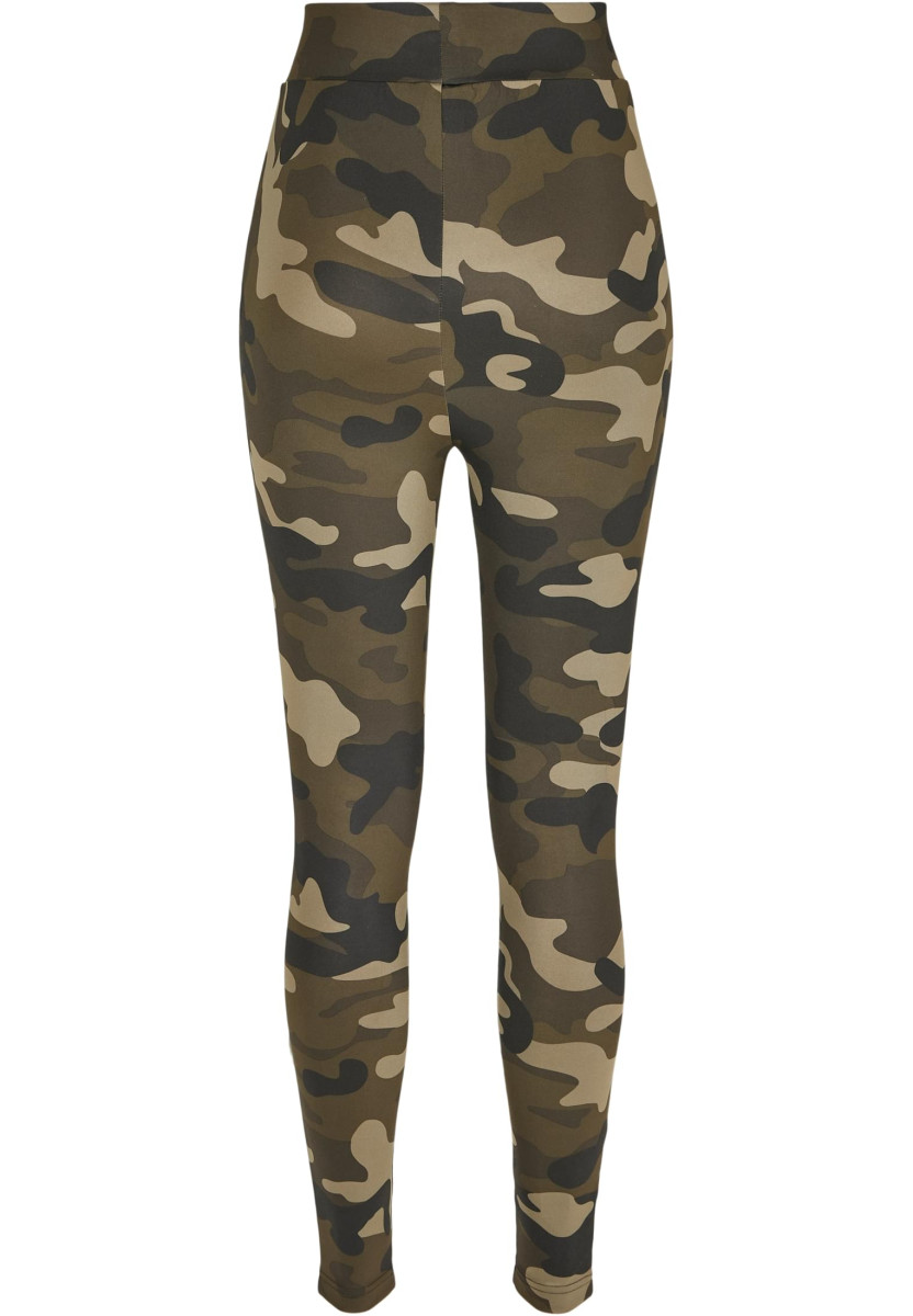 Ladies High Waist Camo Tech Leggings