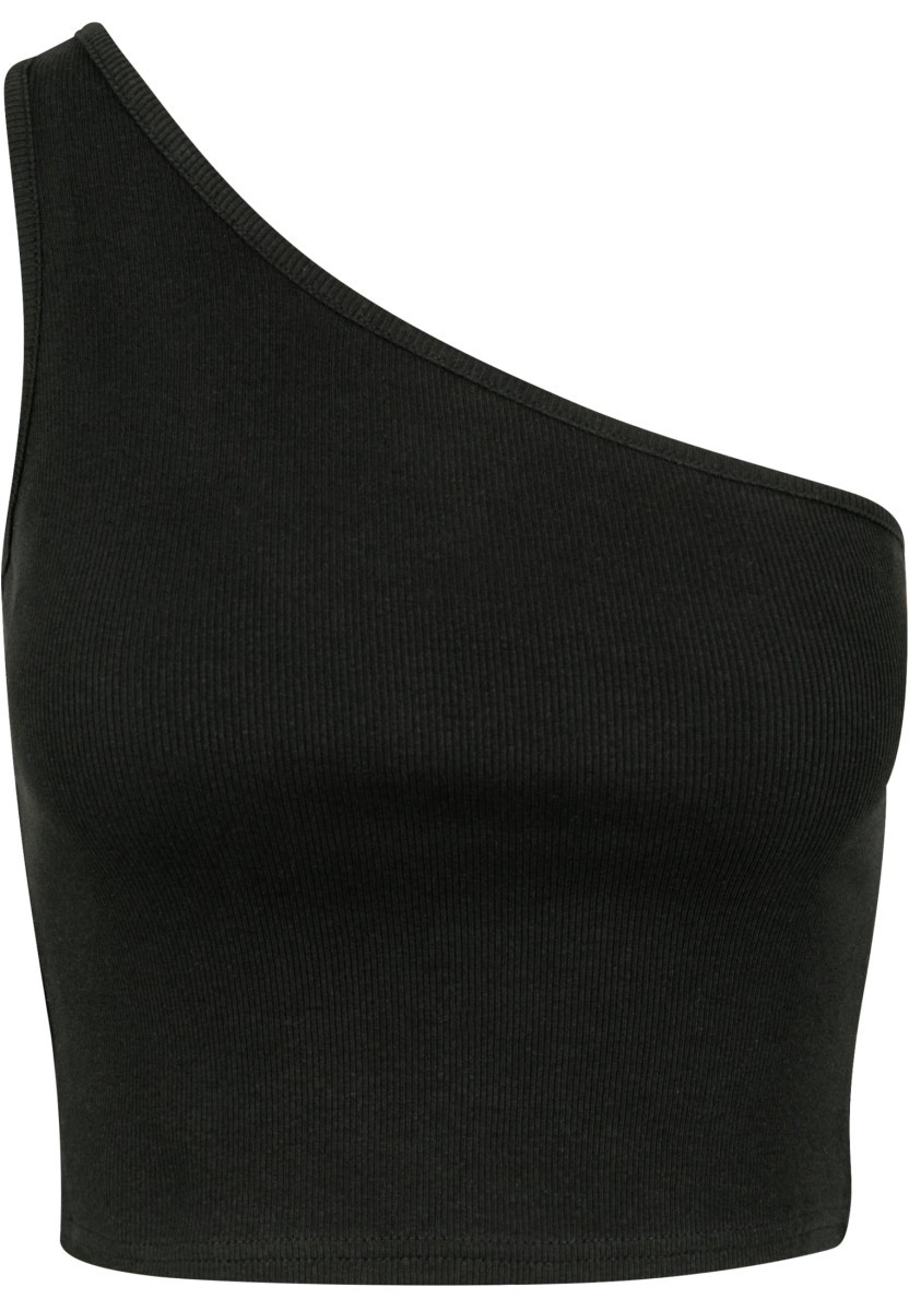 Ladies Cropped Asymmetric Top