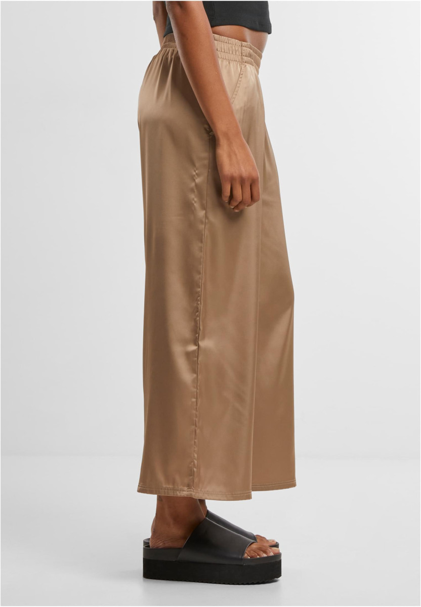 Ladies Satin Wide Leg Culotte
