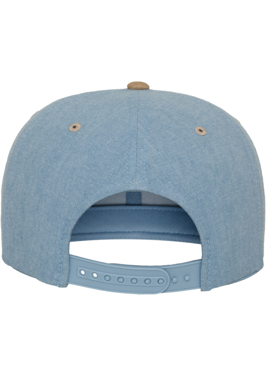 Chambray-Suede Snapback