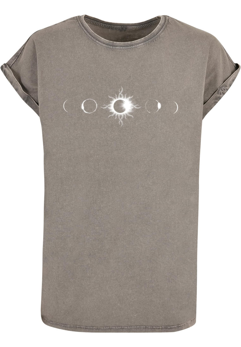 Ladies Godsmack - Lunar Phases Acid Washed T-Shirt