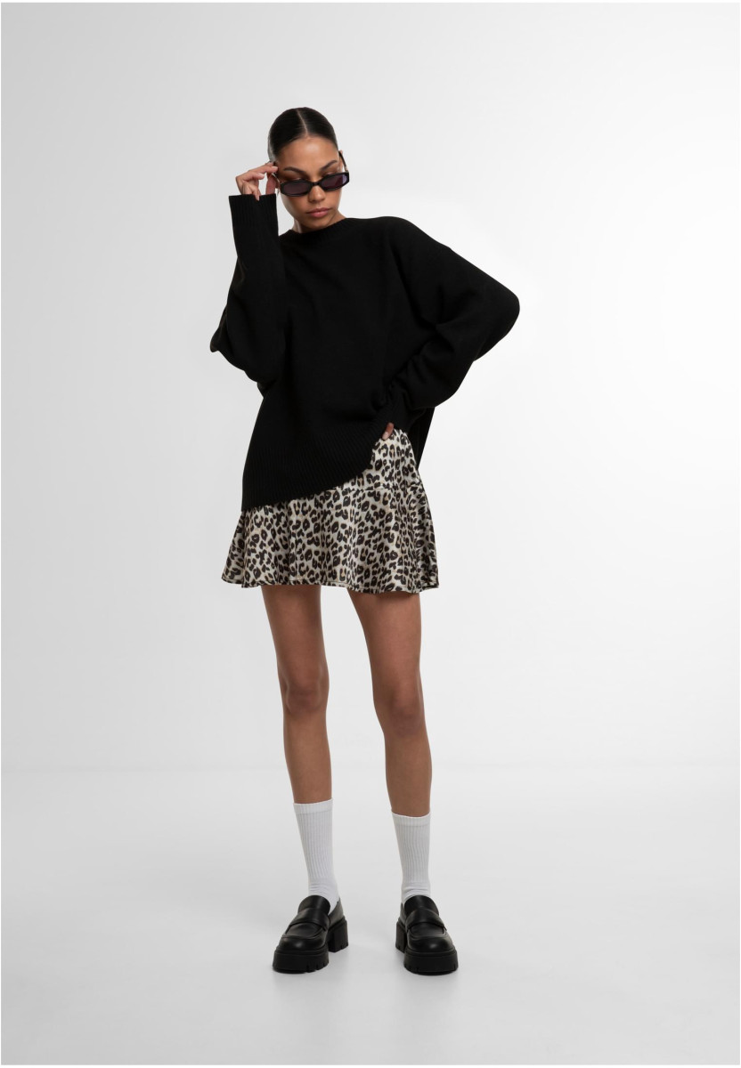 Ladies Leo Volants Mini Skirt