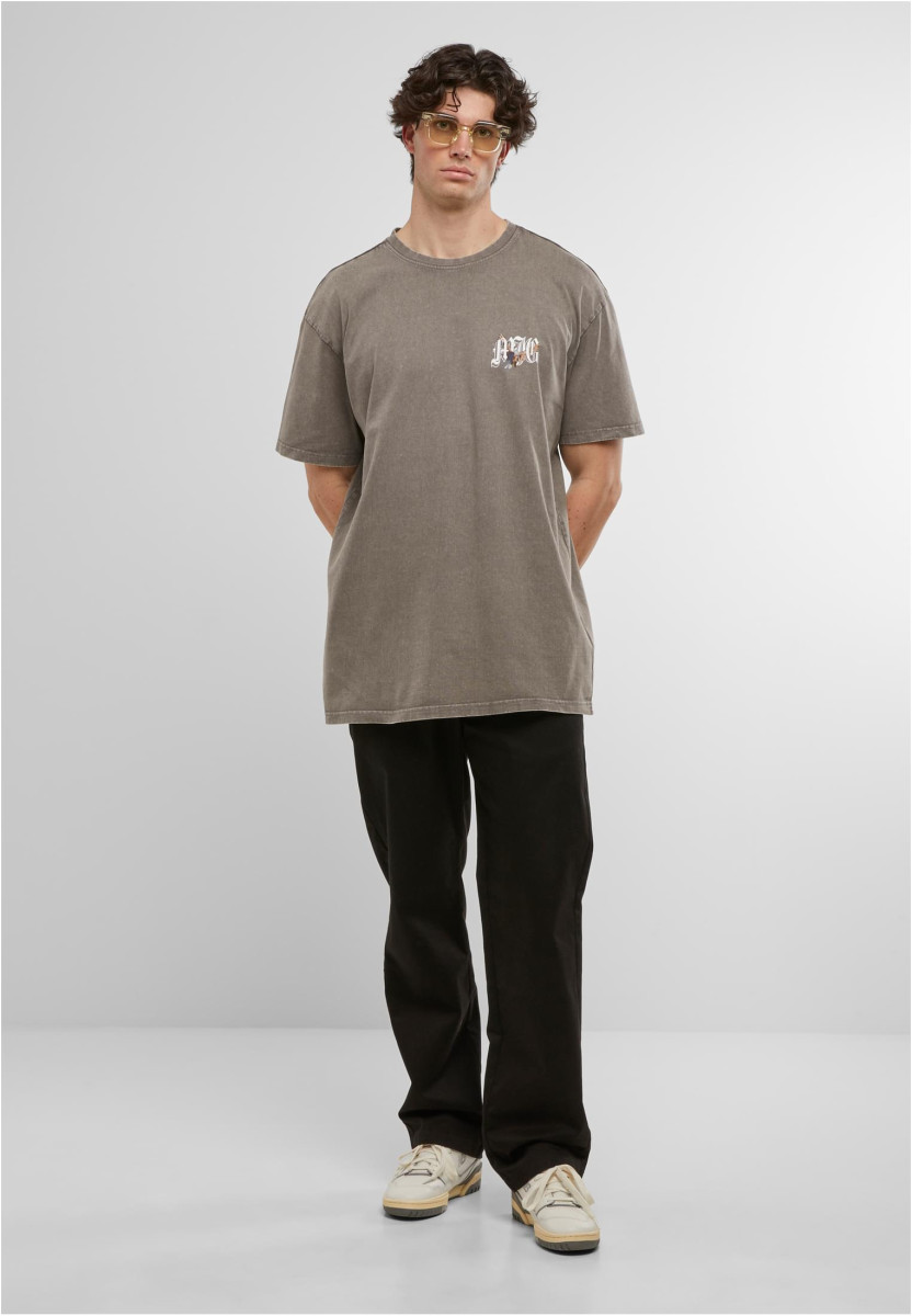 MJG Heavy Oversized Acid Washed Tee - Lone Hunter