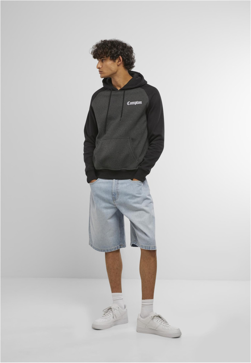 Compton Wording EMB Raglan Hoody