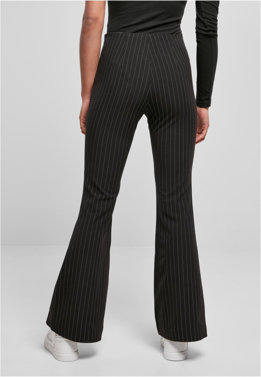 Ladies Flared Pin Stripe Pants