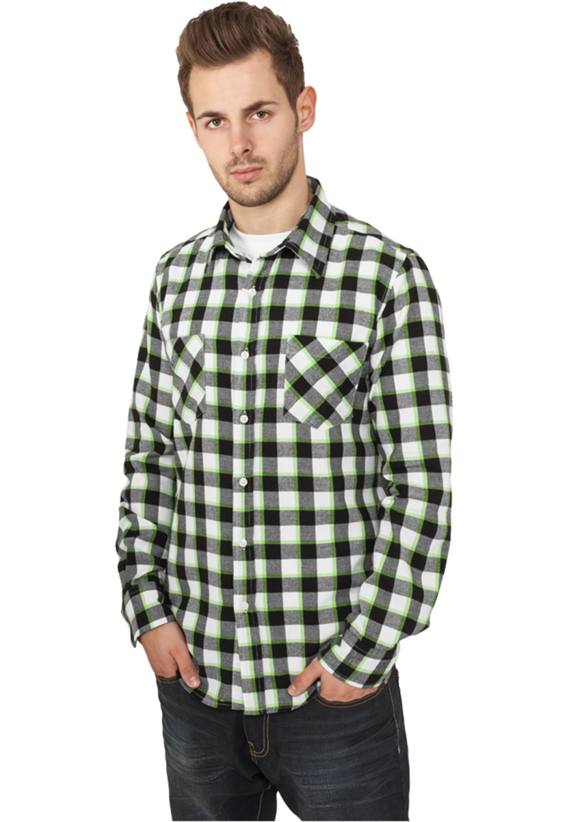 Tricolor Checked Light Flanell Shirt