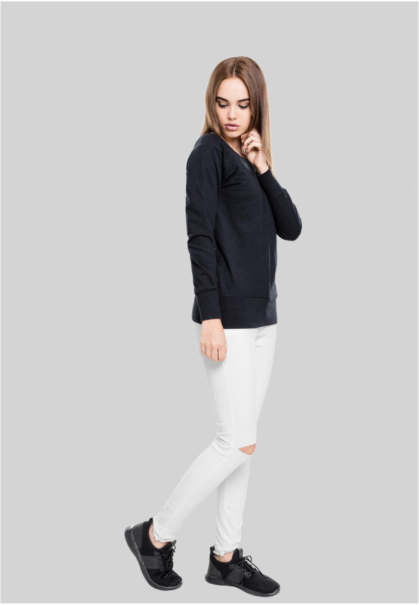 Ladies Wideneck Crewneck