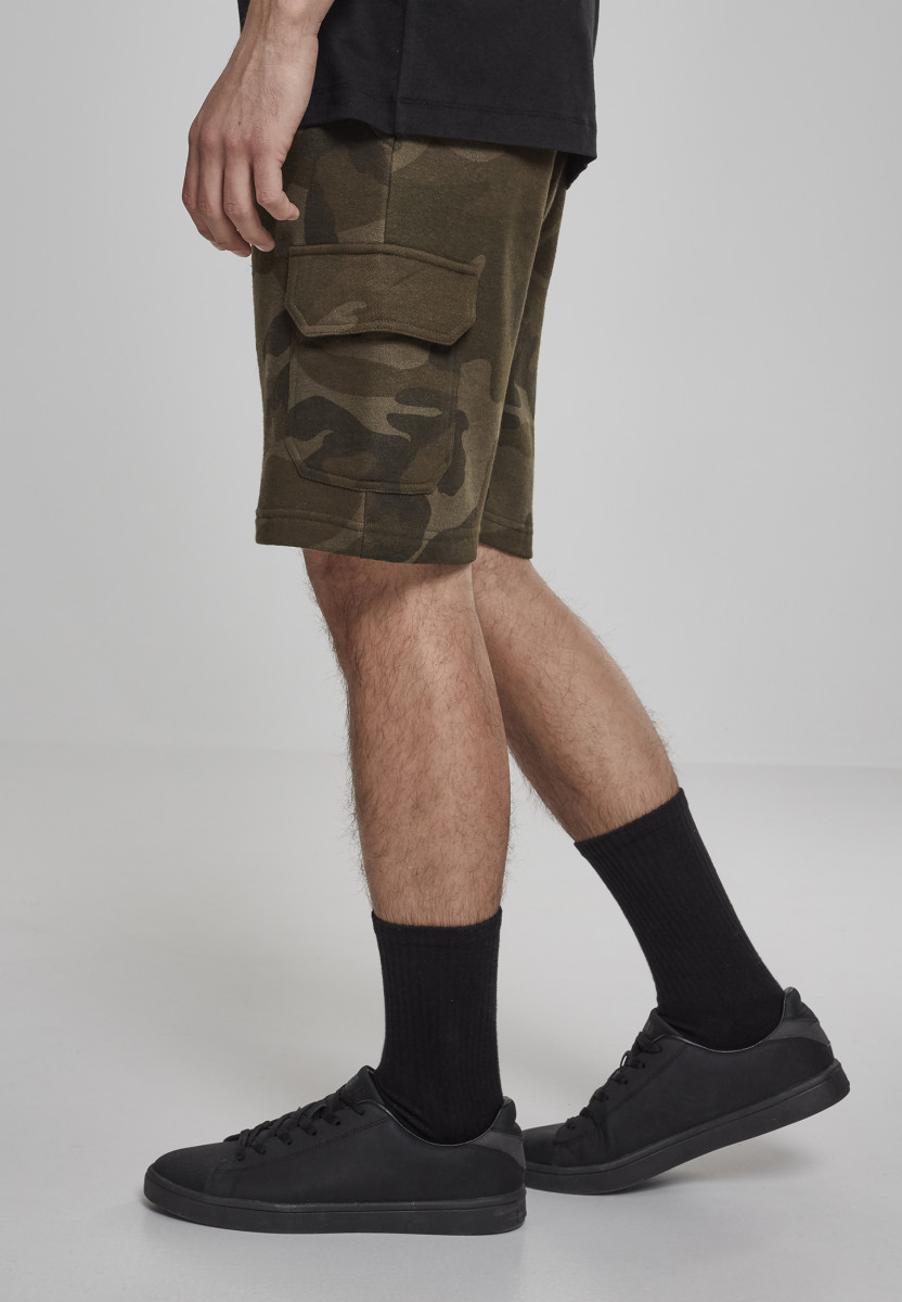 Camo Cargo Terry  Shorts