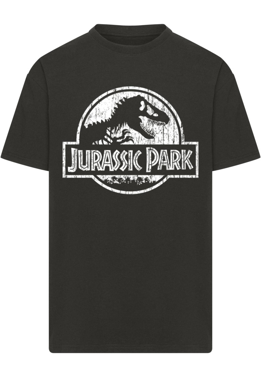 Jurassic Park Distressed Logo Oversize Tee