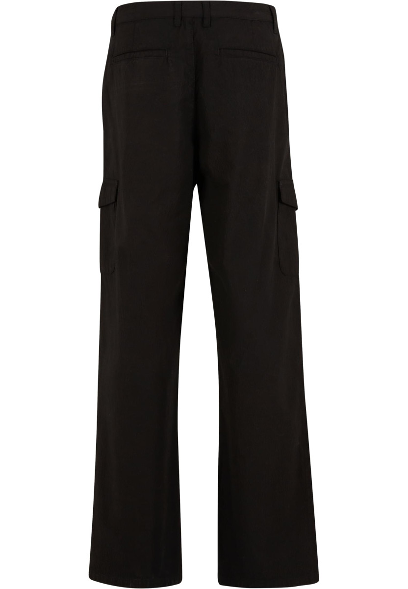 Wide Pleated Cargo Pants