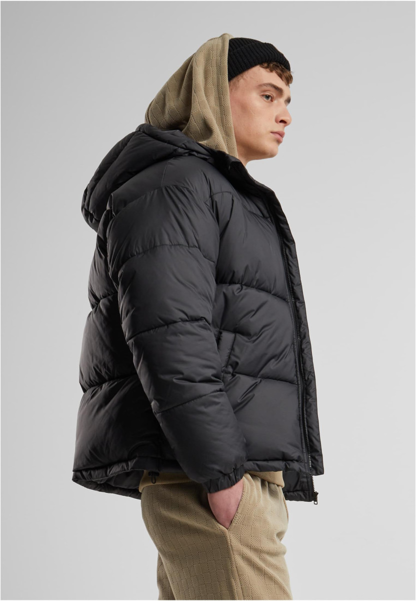 Basic Puffer Jacket With Hood