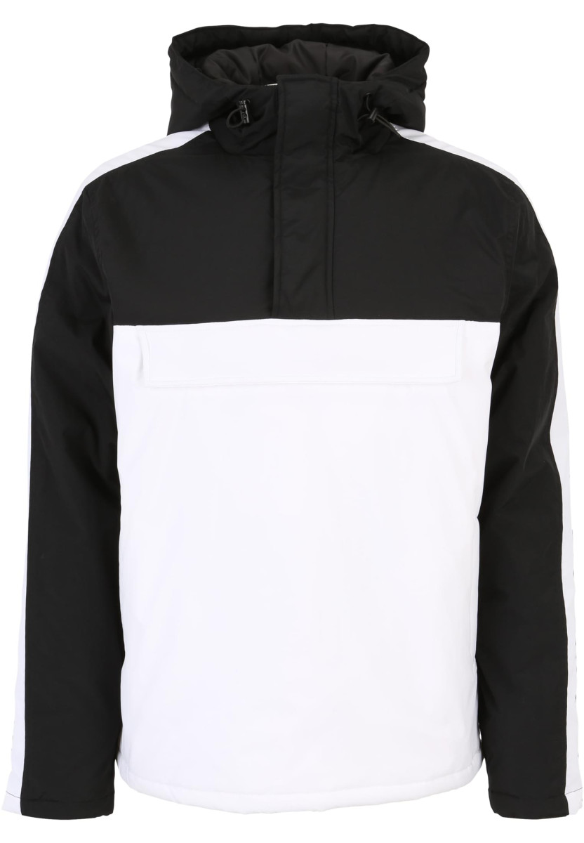 3-Tone Padded Pull Over Hooded Jacket