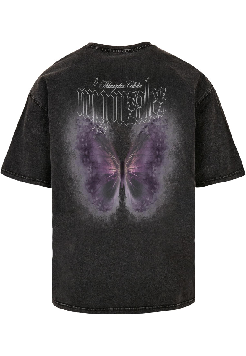 MJG Heavy Oversized Acid Washed Tee -  FROSTED WINGS