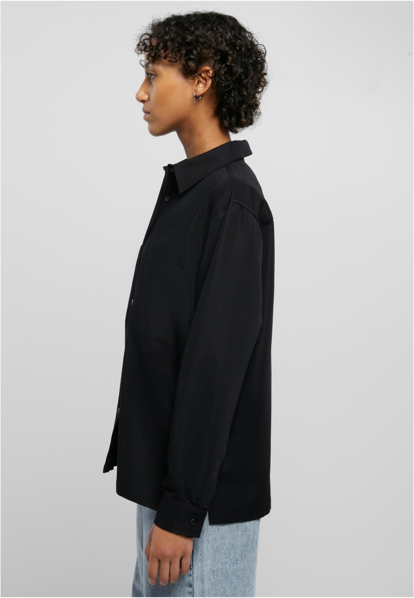 Ladies Oversized Twill Shirt