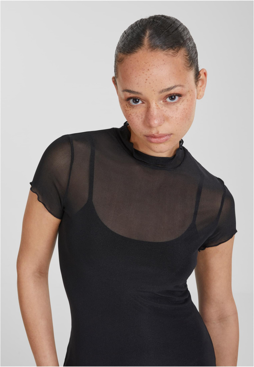 Ladies Mesh Double Layer Dress
