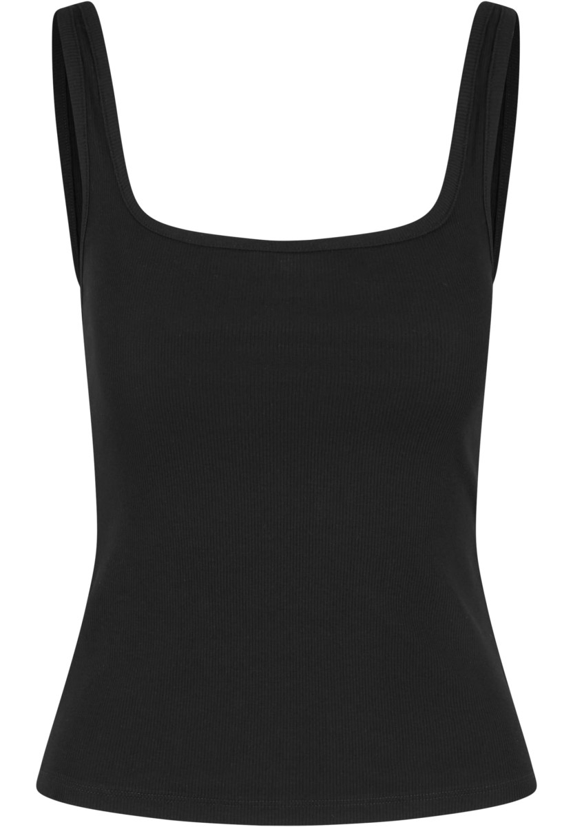 Ladies Wide Neck Rib Top 2-Pack