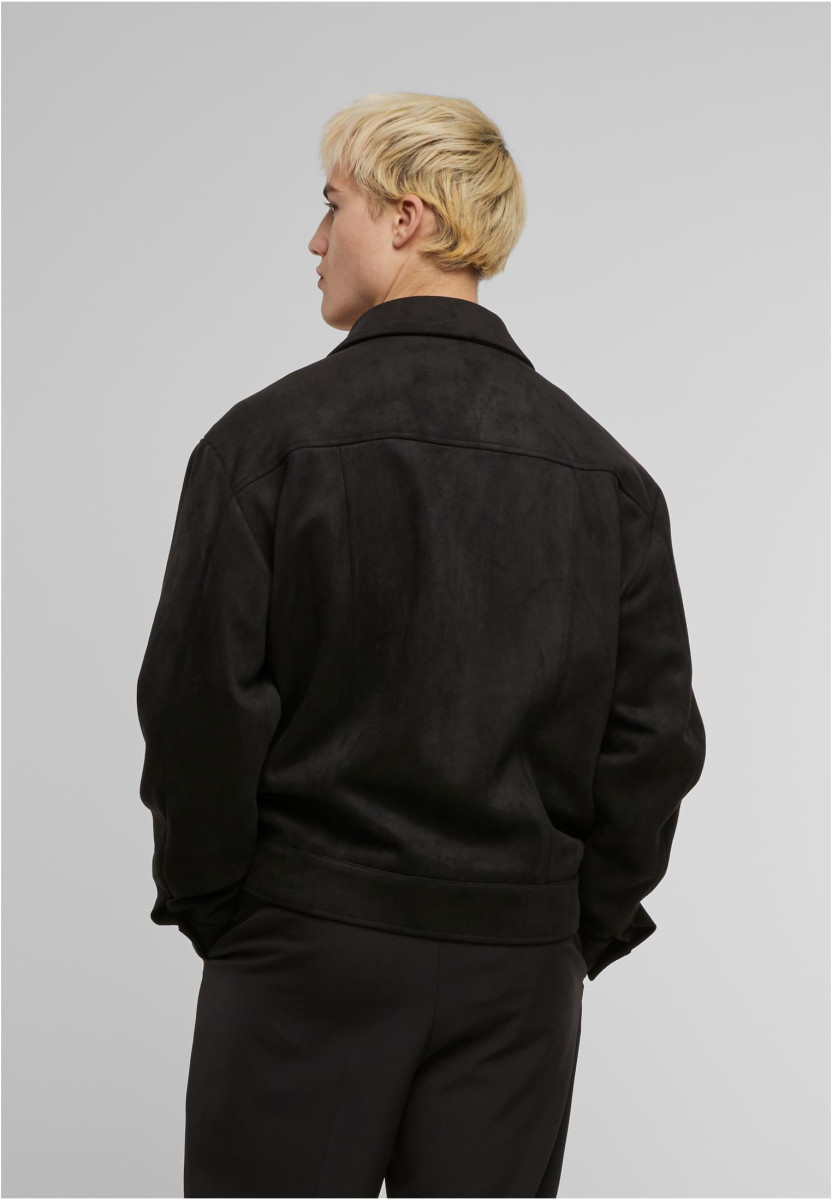 Boxy Faux Leather Jacket