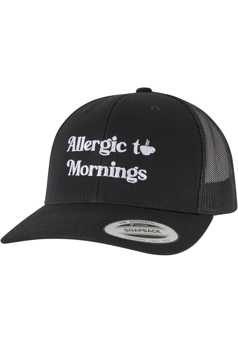 Allergic To Mornings Retro Trucker