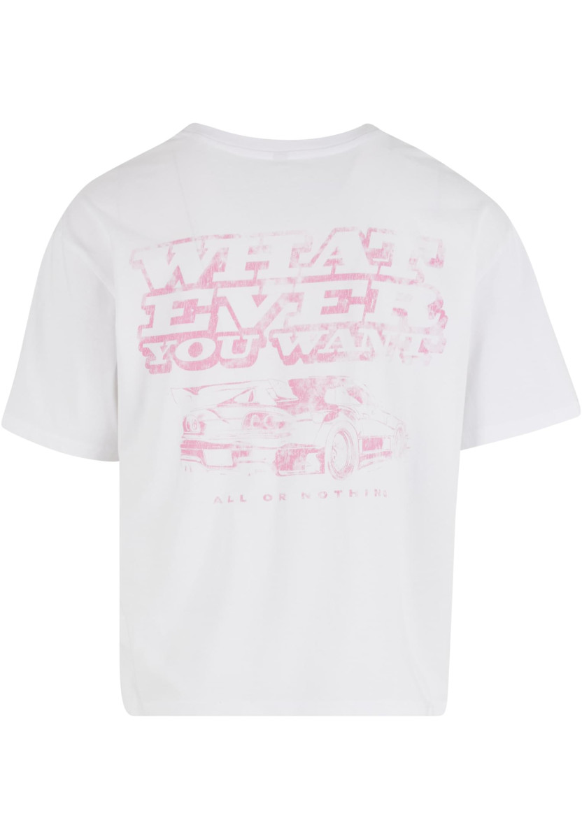 What Ever Car Cropped Oversize Tee