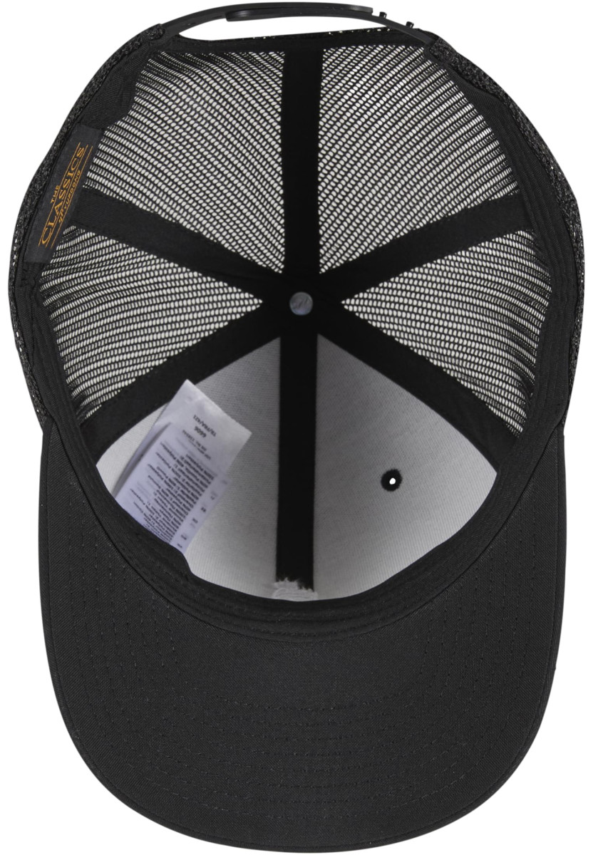 Crossed Fingers Handsign Retro Trucker Cap