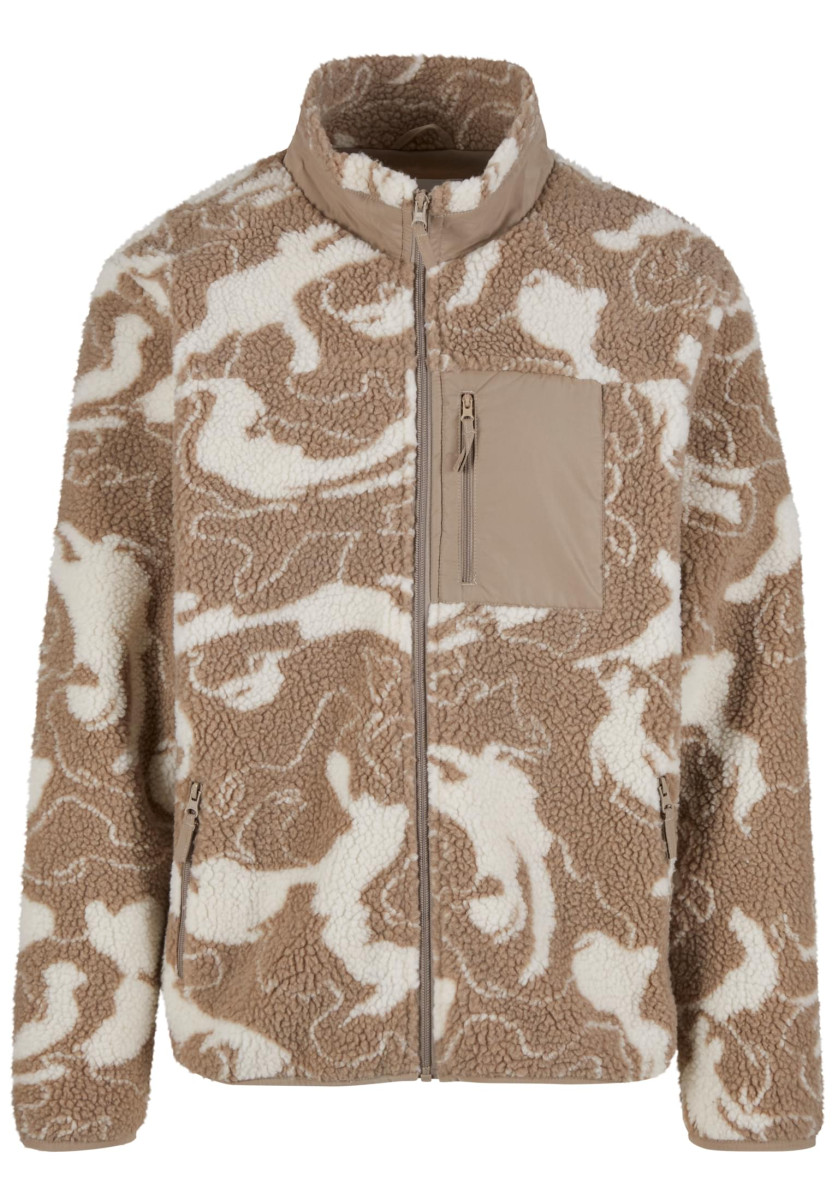 Pattern Teddy Trackjacket
