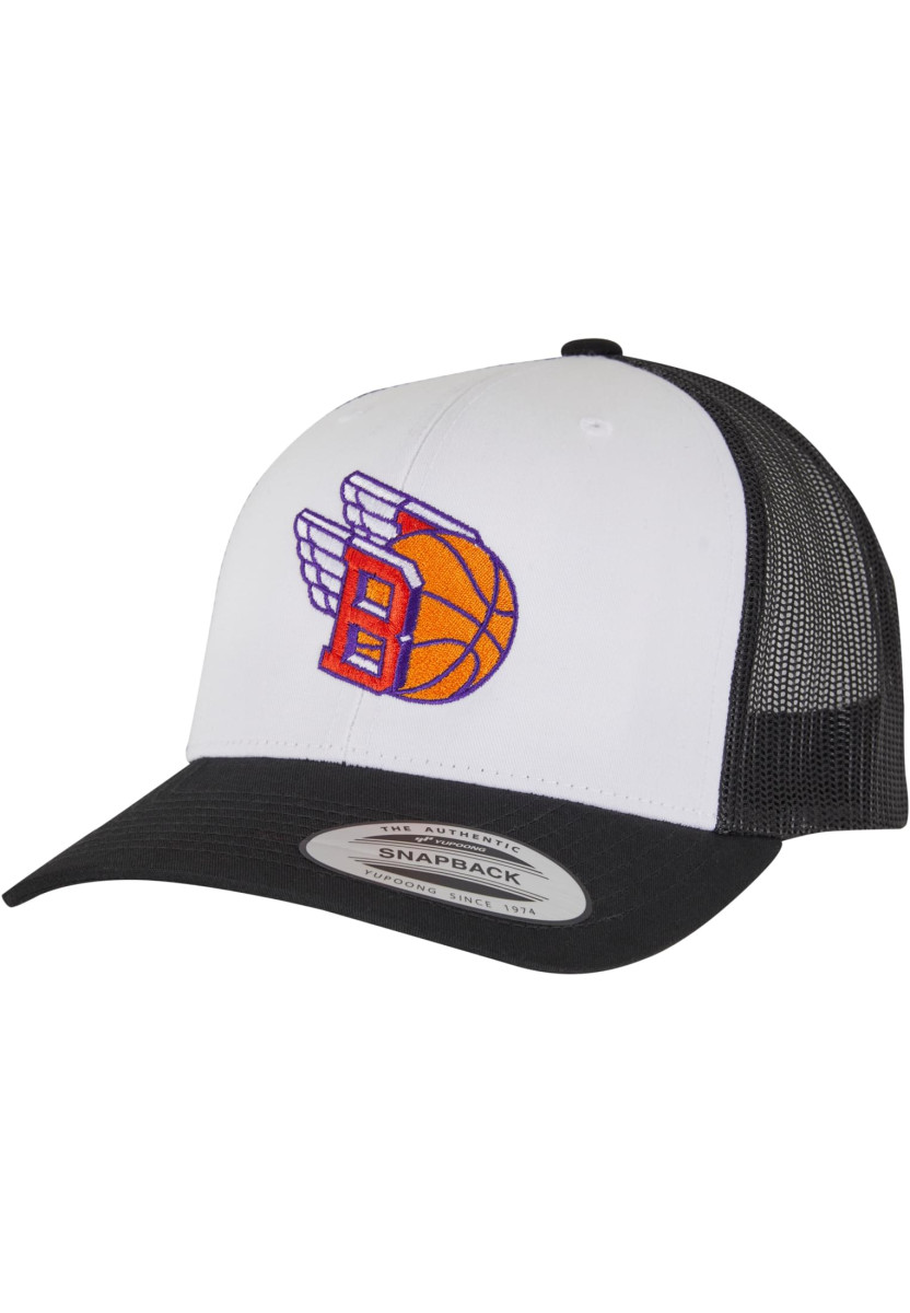 Basketball Fly Retro Trucker Colored Front