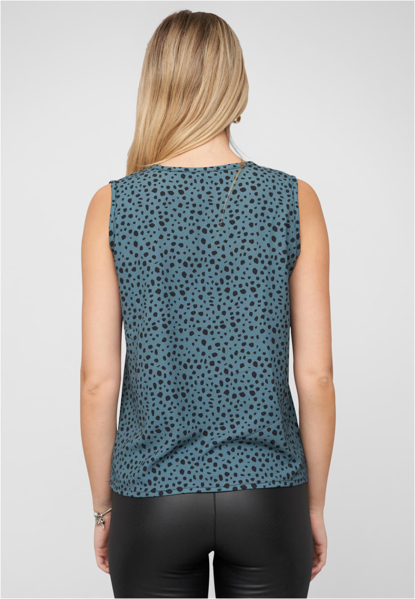 V-Neck Top with aop animal print