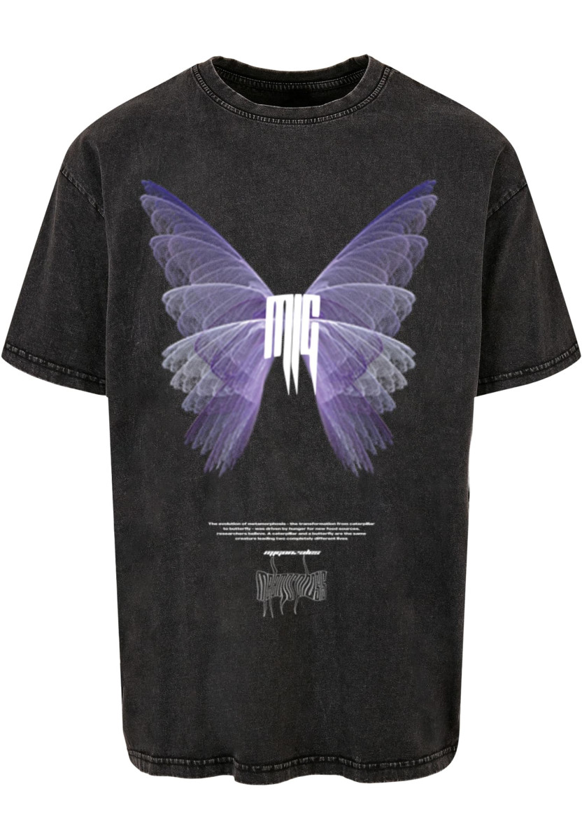 METAMORPHOSE V.6 Acid Washed Heavy Oversized Tee