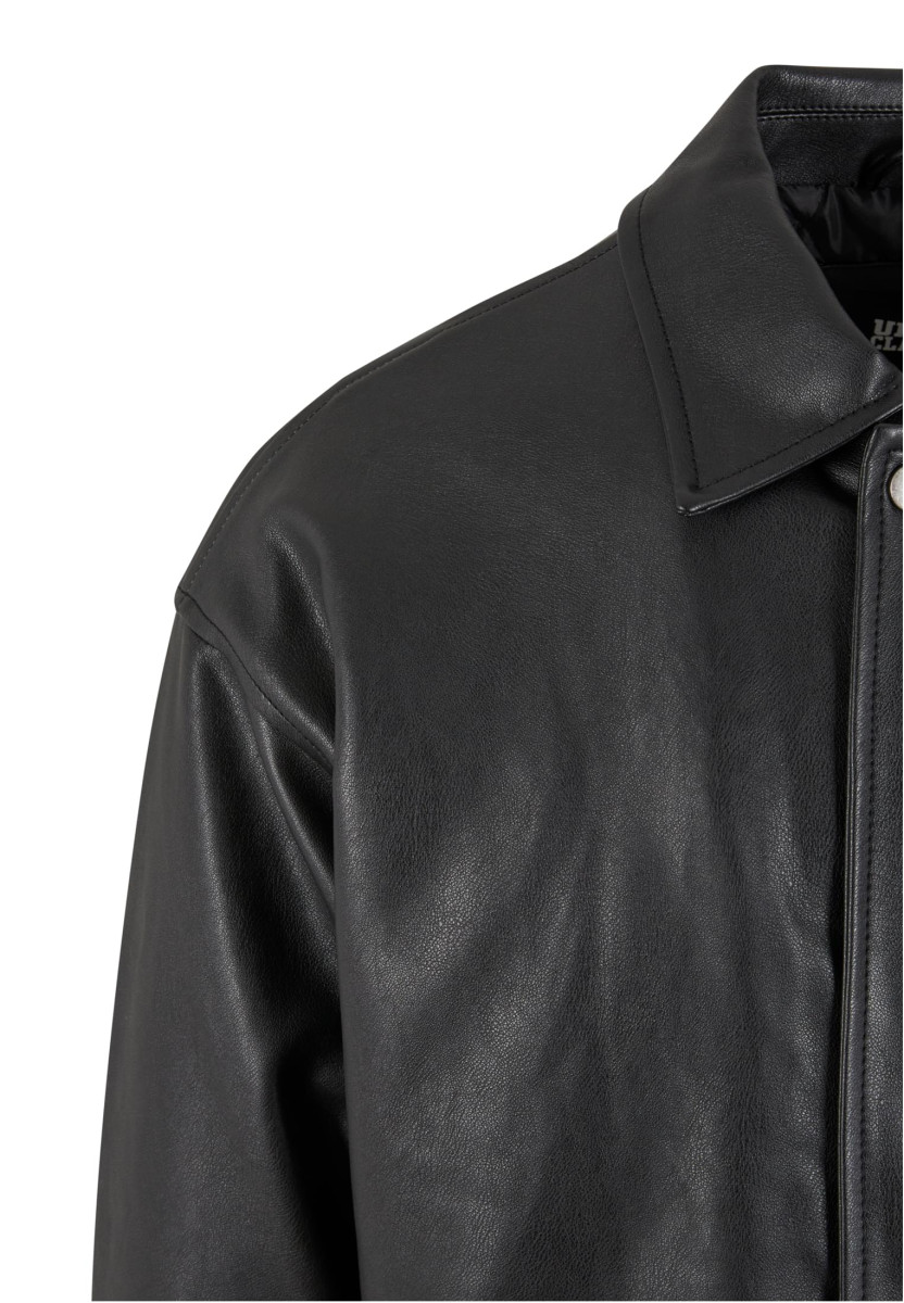 Synthetic Leather Blouson