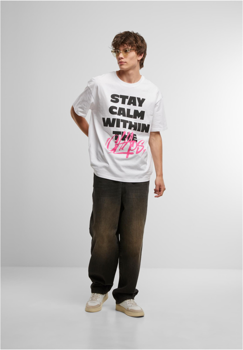 Stay Calm In Chaos Oversize Tee