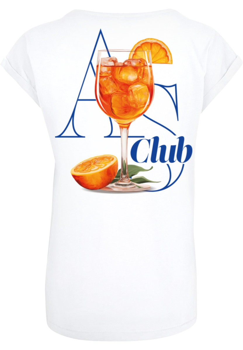 A S Club Ladies Extended Shoulder Tee