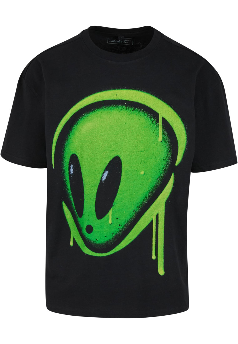 Dripping Alien Head Oversize Tee