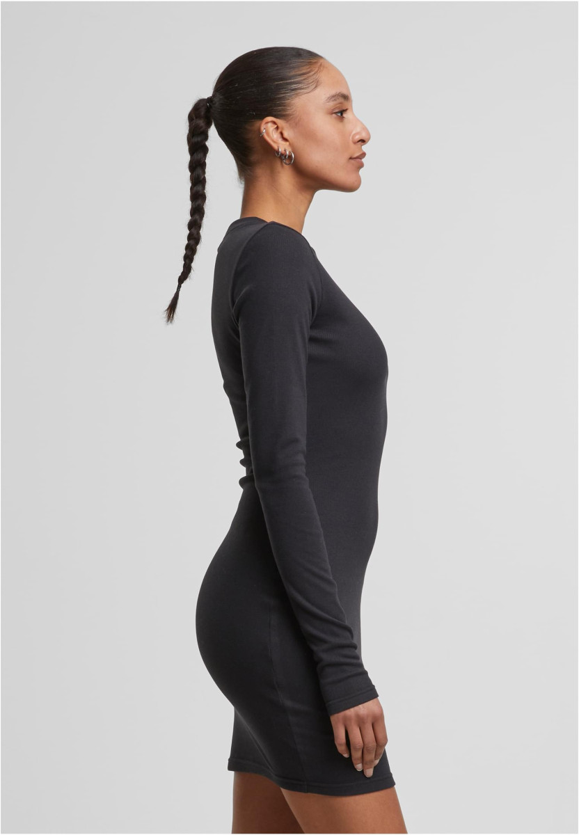 Ladies Cozy Rib Jersey Dress